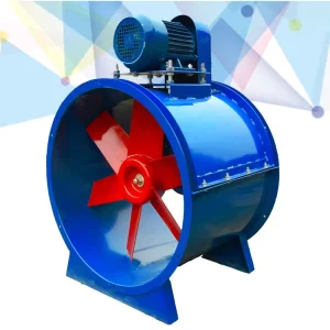 Explosion Proof Belt Driven Motor Steel Axial Flow Blower High Temperature Resistant Electric Exhaust Fan