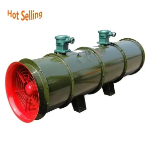 Explosion Proof Mining Fan Press Contra Rotating Axial Flow Local Ventilation Fan