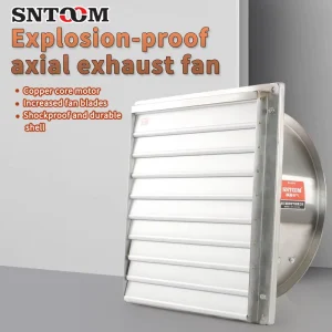 Explosion proof AC Axial Exhaust Fan with Aluminum Alloy Blades for Exhaust Ventilation