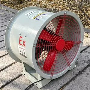Explosion-proof Electric Aluminum Axial Flow Exhaust Fan 380V/220V for Spray Booth Ventilation Fire Safety OEM Manufacturer