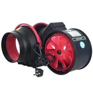 Explosion proof Pipeline Booster Fan a Double Caliber Strong Suction Inside Inclined Flow Fan