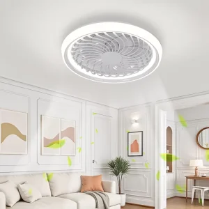 Exporters Modern Ceiling Fan with LED Lights Remote Control DC Motor Dimmable Led Ceiling Overhead Fans With Lights