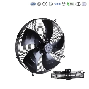 External Rotor Axial Fan 600 mm Diameter Low Noise Ac Fan for Freezer Axial Exhaust Fan