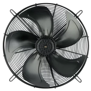 External Rotor Integrated Fan Blades Optimized for Rotary Compressor Aftercooler Heat Dissipation