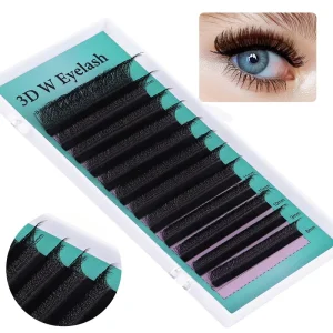 Eyelash Extension Silk Individual Hand Made Fan Eyelashes Custom Logo 8 15mm 0.07mm D Roll Volume Private Label