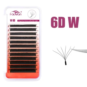 Eyelash Extensions Quality w Lashes 3DW 4DW 5DW 6DW Volume Fans Eyelashes Extension Professional 0.07 C 8 15mm Trays
