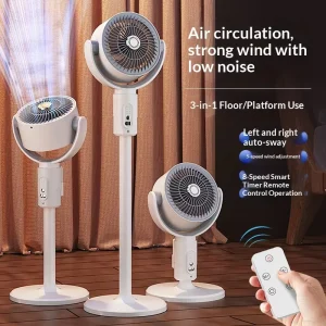 F1 New USB Home Smart Swing Floor Fan Remote Control Portable Low Noise Timer 36 45dB Three in one Desktop Floor Fan