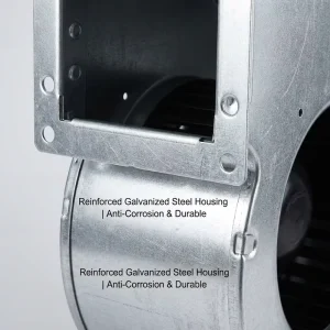 F3P180-EC092-606 220V 50/60Hz EC Forward Curved Centrifugal Fan 180mm PA66