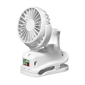 Smart Universal Versatile Clip Fan Type c Charging Personal Fan Detachable Water Tank Desk Professional Fan