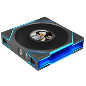 FAN TL FLEX TLLCD120-1B/W 120mm Modular Blade Fan with 3Pin Interface Fluid Bearing ARGB LED for Computer Case