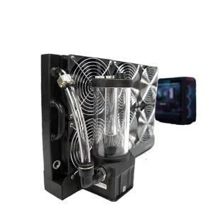 FC700-A360S-2 External Liquid Cooling Pump Radiator Combo Front-Outlet Portable Water Cooler for AI Server GPU Workstation