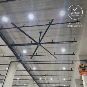 FJDIAMOND Silent Commercial Ceiling Fan for Yoga Studios and Pilates Rooms