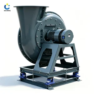 FRP Anti Corrosion Centrifugal Fan Fiberglass Industrial Exhaust Blower Custom for Chemical Lab Factory Waste Gas Ventilation