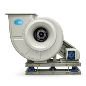 FRP Centrifugal Fan Industrial Corrosion Resistant Exhaust Blower for Chemical Plant Electroplating Acid Mist Ventilation 380V