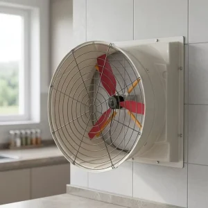 FRP Electric Exhaust Ventilation Cooling Fan Wall mounted Type OEM Customizable Widely Used in Factories and Workshops