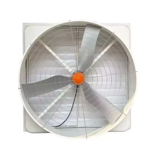 FRP Negative Pressure Electric Exhaust Fan Fiber Glass Blades Acid Alkali Resistant Axial Ventilation Fan for Factory Workshop