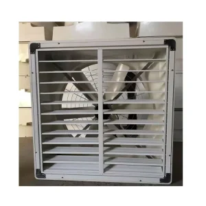 FRP Wall Mounted Axial Flow Fan Electric IP55 Motor 550RPM Ventilation for Workshop Farm ODM Customization 1060mm Blade