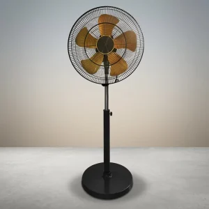 FS 450 18″ Electric Pedestal Tripod Fan Air Cooling Fan Floor Outdoor Use Plastic Construction 3 Speed Touch Control Low Noise