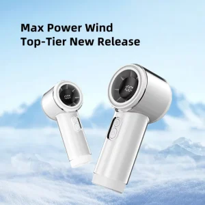 FS2663 Handheld Air Conditioning Fan Portable Dormitory Desktop Folding Silent Mini USB Charging Wearable Bladeless