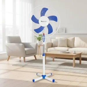 Factory 16 Inch 40W AC Motor Cost-effective Design Height Adjustable Wide Oscillation Air Cooling Cross Base Stand Fan