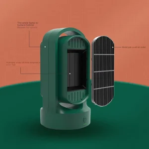Factory 2 in 1 function Fast Cooling Heating fan 1500W adjustable Flame retardant Ceramic PTC floorstand table desktop heater