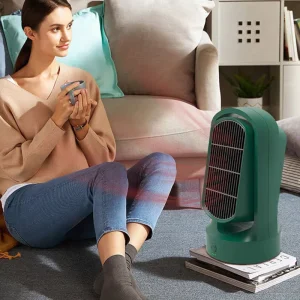 Factory 2 modes Cooling Heating air fan 1500W adjustable tilt power off Ceramic PTC Desktop floorstand table electric Heater