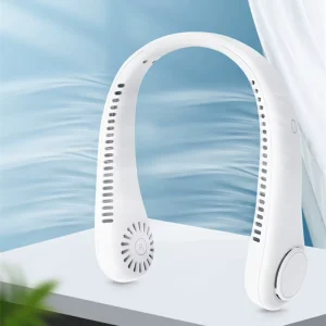 Factory 3 Speed Levels Rechargeable Bladeless Neck Fan Portable Wearable 1200mAh Outdoor Sports Mini USB Household Hotel