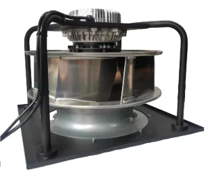 Factory 400v 500mm EC Radial Aluminum Industrial Cooling Fan 0-10V/PWM Control 485 Communication AC 380V IP55 Protection NSK
