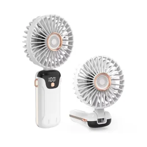 Factory 5 Speed USB Foldable Handheld Mini Portable Fan 1200mAh Rechargeable Brushless Motor Car Compatible Phone