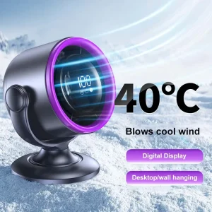 Factory AFY 100gears 3600mAh battery brushless motor digital display wall Hanging oscillating Desktop table Fan