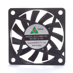 Factory CE Electric Low Noise 60x60x10 60mm DC Brushless 100% PWM FG Tacho Cooling Fan Motor 12V Ball Bearing