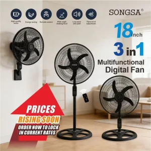 Factory CKD SKD Standing 18 Inch Remote Control Silent Industrial Strength Cooling Electric Pedestal Floor Stand Fan