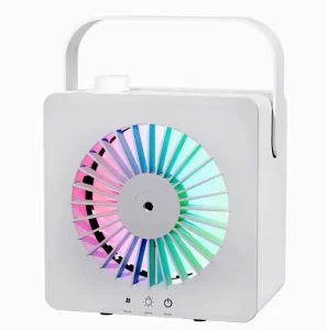 Factory Cooling Fan New Design Portable Whisper Quiet Energy Skin friendly Nano Humidifier Fan Office Home Table