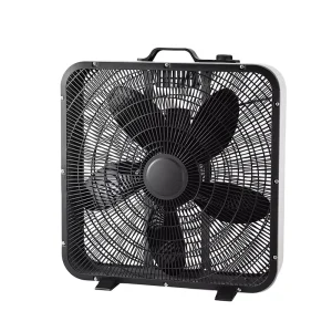 Factory Custom Electric Mechanical Control Plastic Industrial Box Fan 20 Inch Copper Motor for Hotel Household Use