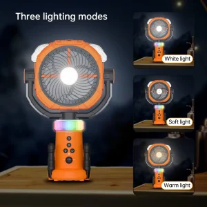 Factory Custom Portable Misting Fan 5V 16000mAh Outdoor Water Spray Cooling Fan for Africa