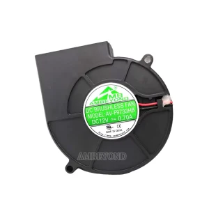 Factory DC Blower Fan 12V 2-ball Bearing 9733 Heater Bbq Smoker Ventilation Exhaust Fan