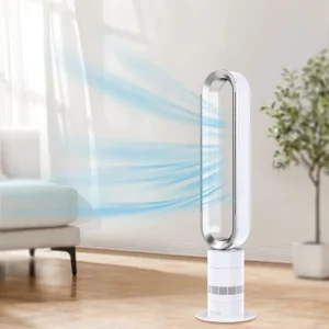 Factory Design Modern Luxury Standing Electric Tower Fan for Room Home Appliance Air Cooling Bladeless Fan