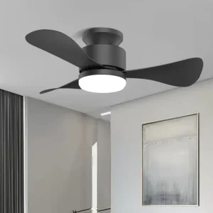 Factory Direct 36 Inch LED Ceiling Fans Light Exclusive Low Noise Frequency Remote Control with 3 Blades DC Motor
