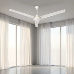 Factory Direct 56 Inch Ceiling Fan with Wall Control Stable Pure Iron Industrial Ceiling Fans for Home Shop Workplace