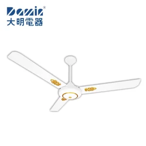Factory Direct 56″ Three Blades Ceiling Fan Without Light Sturdy Construction High Torque Motor for Perfect Air Circulation
