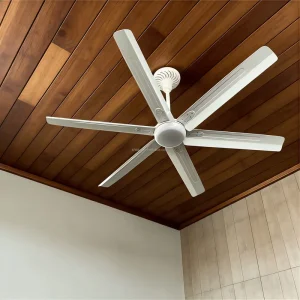 Factory Direct AC Motor Air Cooling Fan Light Remote Control Easy Setup US Plug RV Ceiling Outdoor Hotels Metal Energy Efficient