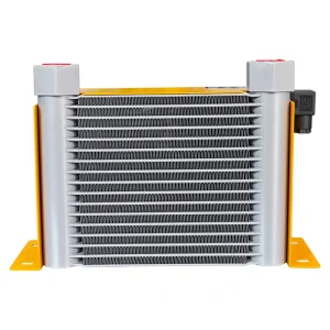 Factory Direct Aluminum Hydraulic Oil Cooler Heat Exchanger Oil Radiator With DC12V 24V Fan