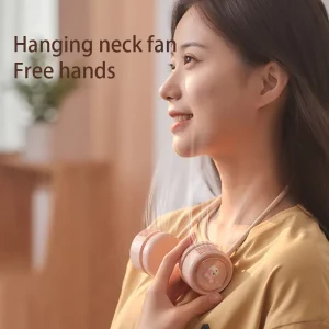 Factory Direct Brushless Motor Foldable Battery Powered Plastic Neck Wearable Fan Outdoor Use Hands Free Super Strong English