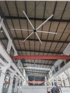 Factory Direct HVLS Big Industrial Ceiling Fan 3.6m 7.3m Aluminum Alloy Blades Low Noise High Air Volume Industrial Gym Workshop