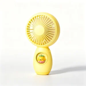 Factory Direct Mini Travel Portable Cartoon Fan with 3 Blades Rechargeable Battery Low Noise Three Speed Settings