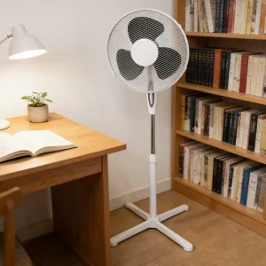 Factory Direct OEM Electric Plastic 16 Inch Electric Standing Air Cooling Fan for Home Use