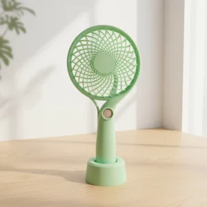 Factory Direct Portable Wearable Mini Handheld USB Rechargeable Pocket Desktop Fan Light Low Noise Custom Logo Car Household