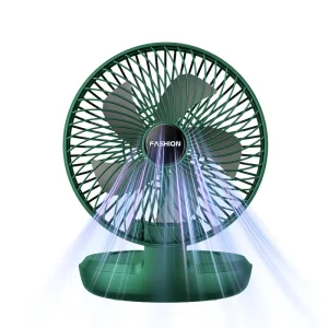 Factory Direct Sale 8 Inch Rechargeable Foldable Fan Portable Wall Mount Desktop Cooling Fan Ready to Ship