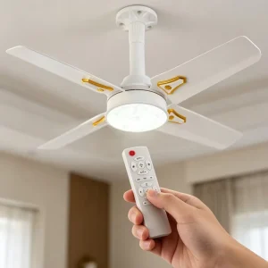 Factory Direct Sale 95V 265V LED Fan Light with Memory Function 32″ BLDC Ceiling Fan Modern
