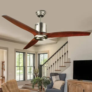 Factory Direct Sale Trendy Style 3 ABS Blades 52 Inch Indoor Remote Control Ceiling Fan Without Light